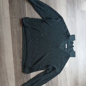 Classic Black V-Neck Sweater for Women